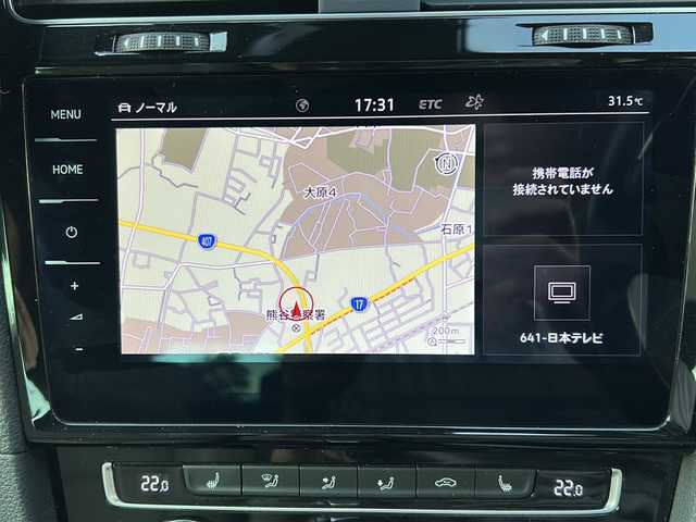 フォルクスワーゲン ゴルフ TSI ハイライン マイスター 埼玉県 2020(令2)年 5.1万km ディープブラックパールエフェクト
