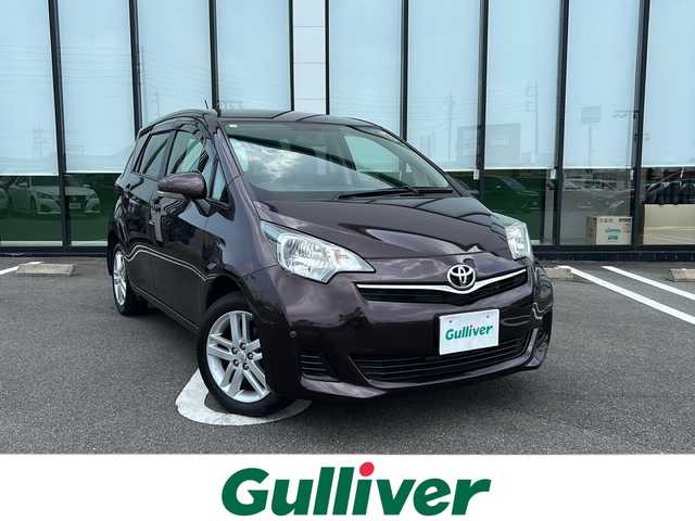 トヨタ ラクティス G 岐阜県 2011(平23)年 6.3万km グレイッシュパープルメタリックオパール 登録時走行距離：62249km/純正SDナビ/テレビ・BT・AUX/バックカメラ/ETC/プッシュスタート/スマートキー/オートライト/純正16インチアルミホイール/ドアバイザー/純正フロアマット/スペアキー