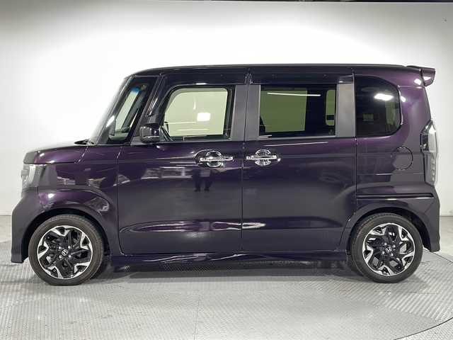 ホンダ Ｎ ＢＯＸ カスタム G L ターボ ホンダセンシング 広島県 2018(平30)年 5.1万km プレミアムベルベットパープル・パール 純正ナビ/両側パワースライドドア/バックカメラ/パドルシフト/ハーフレザーシート/ホンダセンシング/・衝突軽減ブレーキ/・レーンキープアシスト/・アダプティブクルーズコントロール/・オートハイビーム/・誤発進抑制機能/LEDヘッドランプ/純正15インチAW/ETC/スマートキー