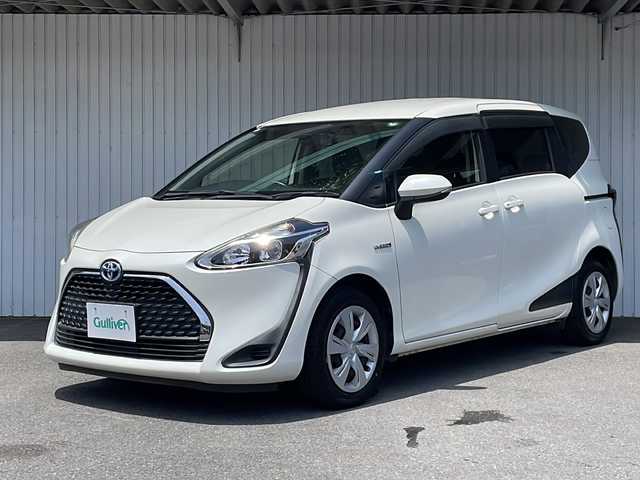トヨタ シエンタ ハイブリッド X 長野県 2018(平30)年 1.9万km ホワイトパールクリスタルシャイン ７人/ケンウッドメモリーナビTV/左側パワースライドドア/ドライブレコーダー /ETC/キーレス/社外フロアマット/取説/スペアキー