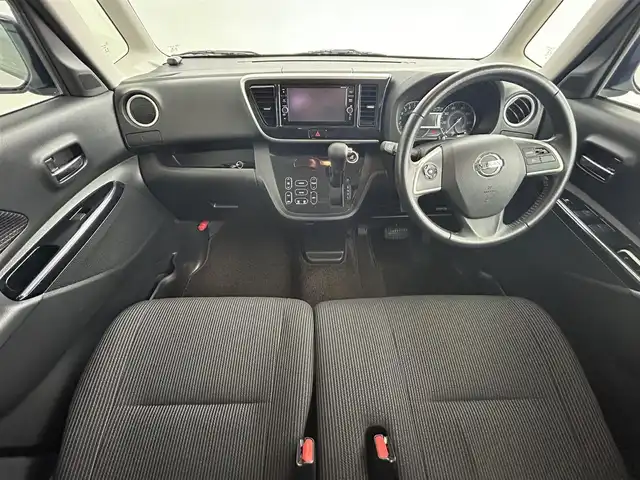 日産 デイズ ルークス ハイウェイスター Gターボ 道央・札幌 2018(平30)年 4万km ホワイトパール ・４WD/・純正メモリーナビゲーション/　CD/DVD/SD/BT/フルセグ/AUX/・アラウンドビューモニター/・両側パワースライドドア/・ナビ連動純正ドライブレコーダー/・ETC/・クルーズコントロール/・衝突軽減ブレーキ/・横滑り防止装置/・LEDヘッドライド/・前後コーナーセンサー/・レーンキープアシスト/・D席シートヒーター/・純正フロアマット/・nanoe/・オートライト/・オートマチックハイビーム/・スマートキー/・プッシュスタート/・スペアキー１本/・フォグランプ/・純正AW15インチ＋夏タイヤ/・電動格納ドアミラーウィンカー/・ドアバイザー/・２列目サンシェード/・助手席シートバックテーブル/・ステアリングスイッチ/・取説あり