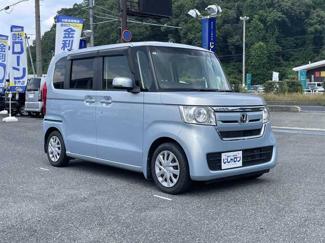 ホンダ Ｎ ＢＯＸ G EX ホンダセンシング 山形県 2018(平30)年 9.7万km モーニングミストブルーM (株)IDOMが運営する【じしゃロン山形店】の自社ローン専用車両になります。/こちらは現金またはオートローンご利用時の価格です。/自社ローンご希望の方は別途その旨お申付け下さい。/純正SDナビ/（CD/DVD/BT/TV）/バックカメラ/片側パワースライドドア/スタッドレスタイヤ積み込み/クルーズコントロール/ビルトインETC/横滑り防止機能/衝突軽減防止/車線逸脱システム/ウィンカーミラー/プッシュスタート/スマートキー/電動格納ミラー