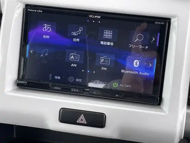 スズキ ハスラー G 道央・札幌 2017(平29)年 9.5万km ムーンライトバイオレットパールメタリック/ホワイト2トーンルーフ ・４WD/・社外SDナビ/　CD・DVD・SD・Bluetooth/・フルセグTV/・アイドリングストップ/・スマートキー/・衝突軽減ブレーキ/・横滑り防止装置/・ダウンヒルアシストコントロール/・グリップコントロール/・オートライト/・シートヒーター/・プッシュスタート/・ドアバイザー/・電動格納ミラー/・ベンチシート/・取扱説明書/・保証書/・スペアキー