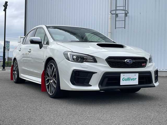 スバル ＷＲＸ ＳＴＩ STI タイプS 愛媛県 2019(令1)年 1.3万km クリスタルホワイトP 純正SDナビ/バックカメラ/ETC/ハーフレザー/４WD/Bluetooth/前席シートヒーター/前席パワーシート/フルセグTV/純正フロアマット/純正１９インチAW/オートライト/オートLEDヘッドライト/スマートキー/スペアキー/プッシュスタート/保証書/取扱説明書
