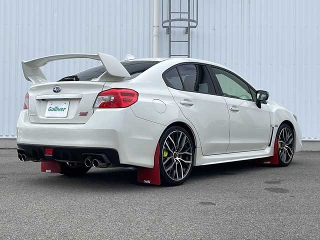 スバル ＷＲＸ ＳＴＩ STI タイプS 愛媛県 2019(令1)年 1.3万km クリスタルホワイトP 純正SDナビ/バックカメラ/ETC/ハーフレザー/４WD/Bluetooth/前席シートヒーター/前席パワーシート/フルセグTV/純正フロアマット/純正１９インチAW/オートライト/オートLEDヘッドライト/スマートキー/スペアキー/プッシュスタート/保証書/取扱説明書