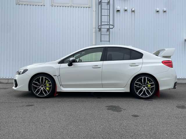 スバル ＷＲＸ ＳＴＩ STI タイプS 愛媛県 2019(令1)年 1.3万km クリスタルホワイトP 純正SDナビ/バックカメラ/ETC/ハーフレザー/４WD/Bluetooth/前席シートヒーター/前席パワーシート/フルセグTV/純正フロアマット/純正１９インチAW/オートライト/オートLEDヘッドライト/スマートキー/スペアキー/プッシュスタート/保証書/取扱説明書