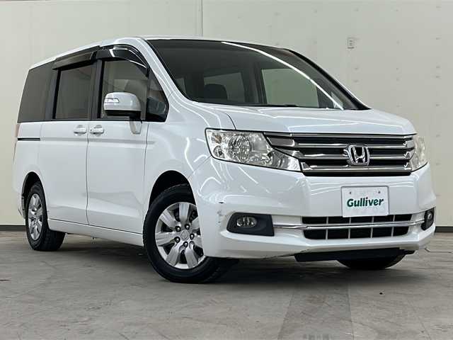 ホンダ ステップワゴン G コンフォートセレクション 道央・札幌 2012(平24)年 7.9万km ホワイトオーキッドパール /4WD//メモリナビ//ワンセグテレビ//バックカメラ//アイドリングストップ//クルーズコントロール//ドアバイザー//プッシュスタート//ETC//両側パワースライドドア