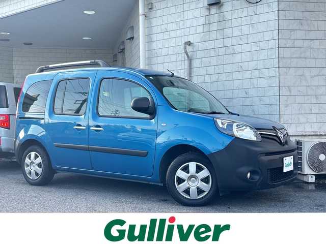 ルノー カングー ゼン 神奈川県 2017(平29)年 6万km ノーティクルブルー ワンオーナー/carrozzeriaナビ(AM/FM/SD/BT/フルセグTV)/バックカメラ/両側スライドドア/横滑り防止装置/エクステンデッドグリップ/ルーフレール/ETC/ドライブレコーダー/純正フロアマット/スペアキー×1/保証書/取扱説明書