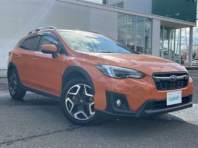 スバル インプレッサ ＸＶ 2．0i－S アイサイト 秋田県 2017(平29)年 8.9万km サンシャインオレンジ 4WD/純正SDナビ/Bluetooth、CD/DVD、フルセグTV/バックカメラ/ETC/レーダークルーズコントロール/ドライブレコーダー/前席シートヒーター/ルーフレール/純正18インチAW/保証書、取説/スペアキー