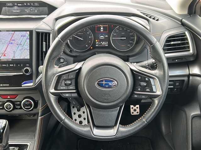 スバル インプレッサ ＸＶ 2．0i－S アイサイト 秋田県 2017(平29)年 8.9万km サンシャインオレンジ 4WD/純正SDナビ/Bluetooth、CD/DVD、フルセグTV/バックカメラ/ETC/レーダークルーズコントロール/ドライブレコーダー/前席シートヒーター/ルーフレール/純正18インチAW/保証書、取説/スペアキー