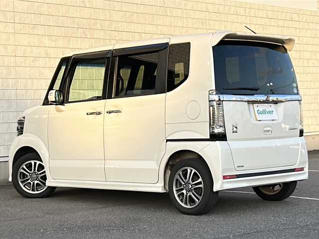 ホンダ Ｎ ＢＯＸ カスタム G SSパッケージ 茨城県 2017(平29)年 10.9万km プレミアムホワイトパールⅡ ワンオーナー/純正メモリナビ【VXM-174VFi】/両側パワースライドドア/シートヒーター/ETC/バックカメラ/オートライト/HIDヘッドライト/純正14inアルミホイール/純正フロアマット/スマートキー/スペアキー/取扱説明書/保証書