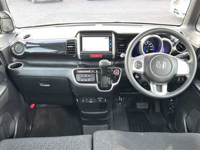 ホンダ Ｎ ＢＯＸ カスタム G SSパッケージ 茨城県 2017(平29)年 10.9万km プレミアムホワイトパールⅡ ワンオーナー/純正メモリナビ【VXM-174VFi】/両側パワースライドドア/シートヒーター/ETC/バックカメラ/オートライト/HIDヘッドライト/純正14inアルミホイール/純正フロアマット/スマートキー/スペアキー/取扱説明書/保証書