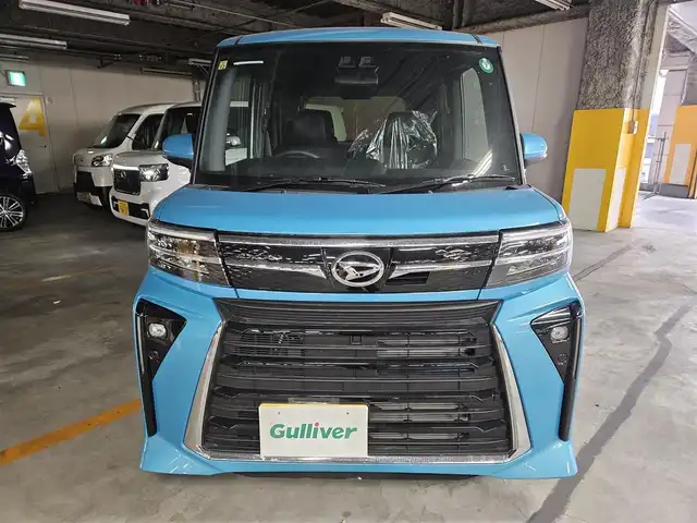 ダイハツ タント カスタム RS 愛媛県 2023(令5)年 0.3万km ターコイズブルーマイカメタリック 純正ナビ/ワンセグTV/両側パワースライドドア/バックカメラ/コーナーセンサー/スマートアシスト/・衝突被害軽減ブレーキ/・車線逸脱防止支援システム/・誤発進抑制機能/IC付ターボ/LEDヘッドランプ/革巻きステアリング/ステアリングスイッチ/ハーフレザーシート/前席シートヒーター/純正15インチアルミホイール/スマートキー/プッシュエンジンスタート/禁煙車