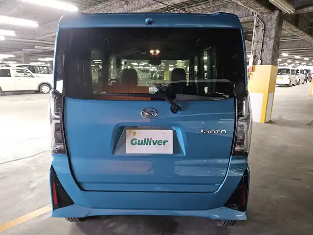 ダイハツ タント カスタム RS 愛媛県 2023(令5)年 0.3万km ターコイズブルーマイカメタリック 純正ナビ/ワンセグTV/両側パワースライドドア/バックカメラ/コーナーセンサー/スマートアシスト/・衝突被害軽減ブレーキ/・車線逸脱防止支援システム/・誤発進抑制機能/IC付ターボ/LEDヘッドランプ/革巻きステアリング/ステアリングスイッチ/ハーフレザーシート/前席シートヒーター/純正15インチアルミホイール/スマートキー/プッシュエンジンスタート/禁煙車