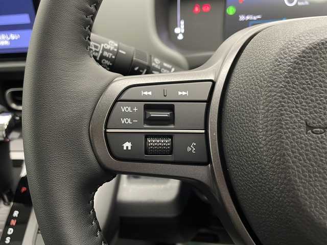ホンダ フリード クロスター 宮崎県 2025(令7)年 0.1万km未満 クリスタルブラックパール 登録済未使用車/Honda SENSING/〇衝突軽減ブレーキ（CMBS）/〇先行車発進お知らせ機能/〇歩行者事故低減ステアリング/〇路外逸脱抑制機能/〇標識認識機能/〇渋滞追従機能付アダプティブクルーズコントロール（ACC）/〇車線維持支援システム（LKAS）/〇トラフィックジャムアシスト（渋滞運転支援機能）/〇ブラインドスポットインフォメーション/〇誤発進抑制機能/〇後方誤発進抑制機能/〇近距離衝突軽減ブレーキ/〇急アクセル抑制機能/〇パーキングセンサーシステム/〇オートハイビーム/純正9型ナビ/フルセグTV/バックカメラ/両側パワースライドドア/純正15インチAW/コンビシート(プライムスムースＸファブリック)/シートヒーター/LEDヘッドライト/ルーフレール/スマートキー×２/保証書/取扱説明書