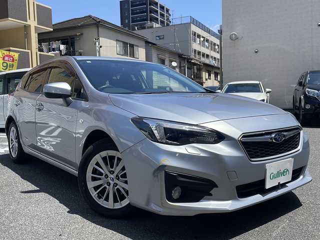 スバル インプレッサ スポーツ 1．6i－Lアイサイト 広島県 2017(平29)年 4.6万km アイスシルバーメタリック /登録時走行距離/　　　　　　　45726キロ/ワンオーナー/社外ナビ/バックカメラ/地デジ/クルーズコントロール/パドルシフト/nanoe/ETC/新車時整備手帳/　　【保証書】/取扱説明書/