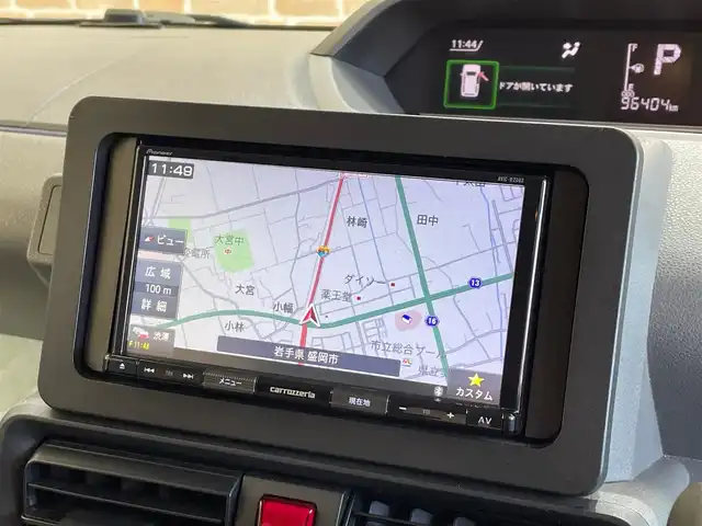 ダイハツ タント X ターボ 岩手県 2020(令2)年 9.7万km ホワイト ４WD/ターボ/ウェルカムオープン付き左側パワースライドドア/ロングスライドシート/スマートアシスト/衝突回避支援ブレーキ/ブレーキ制御付き誤発進抑制機能/レーンアシスト/オートハイビーム/コーナーセンサー/横滑り防止装置/アイドリングストップ/シートヒーター/ロールサンシェード/Pioneerナビ/（Bluetooth/AM/FM/SD）/バックカメラ/ドライブレコーダー/ETC/LEDヘッドライト/14インチスチールホイール　純正ホイールキャップ付き