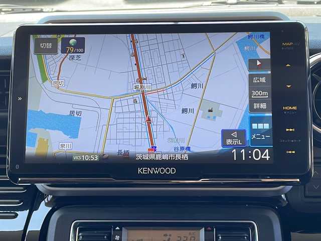 スズキ スペーシア カスタム HYBRID XS ターボ 茨城県 2020(令2)年 7.6万km ピュアホワイトパール/ブラック2トーン 社外SDナビ＆地デジTV【MDV-M907HDF】/(地デジTV・CD・DVD・BT・ラジオ再生)/社外ドライブレコーダー（フロント・リヤ）/社外ETC/被害軽減システム/プッシュスタート/バックカメラ（全方位）/ヘッドアップディスプレー/アイドリングストップ/サイドエアバック/両側パワースライドドア