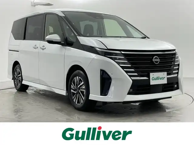 日産 セレナ ハイウェイスター V 福井県 2023(令5)年 4.8万km プリズムホワイト 純正メーカー12.3型OPナビ/フルセグTV/アラウンドビューモニター/プロパイロット/レーダークルーズコントロール/ブラインドスポットモニター/ビルトインETC/両側パワースライドドア/ハンズフリースライドドア/オートライト/LEDヘッドライト/コーナーセンサー/アイドリングストップ/ステアリングスイッチ/プッシュスタート/フロアマット
