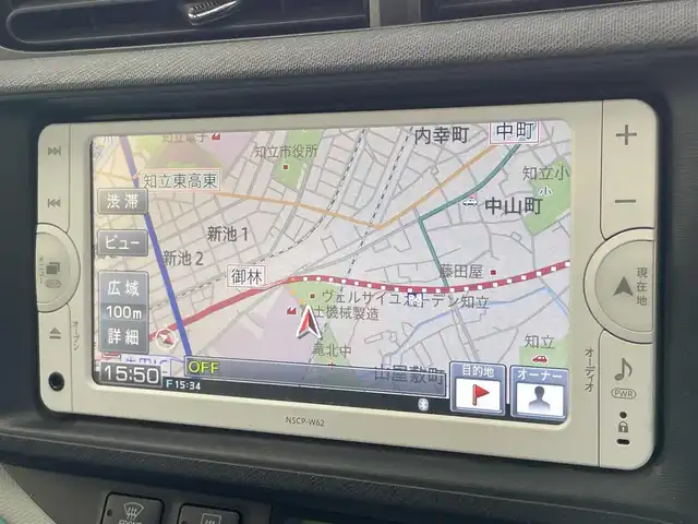 トヨタ アクア S 愛知県 2012(平24)年 8.8万km クールソーダメタリック 純正ナビ　ＴＶ　Ｂｌｕｅｔｏｏｔｈ　ＥＴＣ　プッシュスタート　スマートキー　３６０度ドライブレコーダー　社外ＬＥＤオートライト　ヘッドライトウォッシャー　フォグランプ　純正フロアマット　バイザー　禁煙