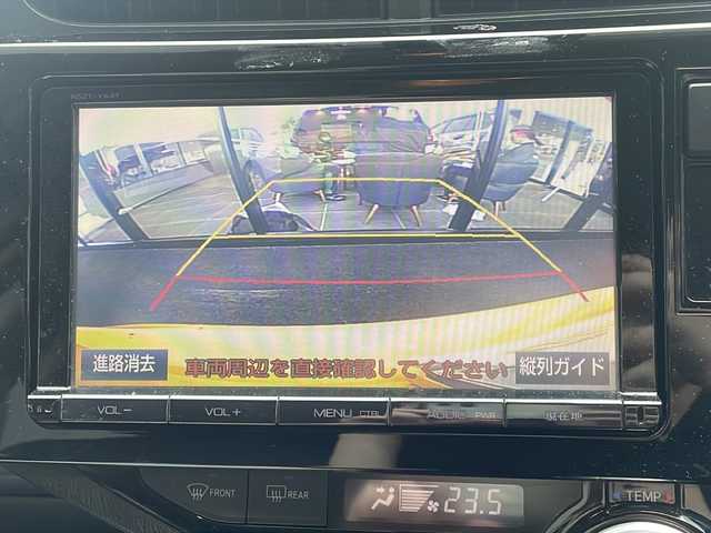 トヨタ アクア G ブラックソフトレザーセレ 愛知県 2016(平28)年 13.4万km イエロー 純正9型ナビ/・Bluetooth/・CD/DVD/・フルセグテレビ/・SD音楽録音/バックカメラ/ハーフレザーシート/衝突軽減ブレーキ/レーンキープアシスト/クルーズコントロール/前方ドライブレコーダー/ETC/LEDヘッドライト