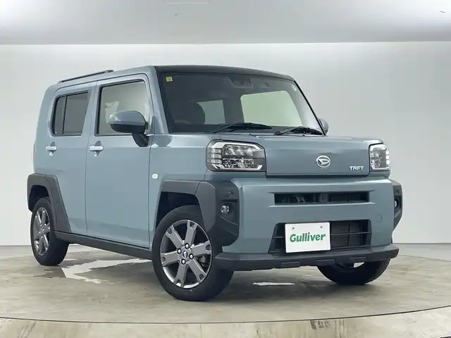 ダイハツ タフト G ターボ 愛知県 2020(令2)年 2.1万km レイクブルーメタリック 禁煙車/純正ディスプレイオーディオ/（Bluetooth/USB/AUX/AM/FM)/ガラスルーフ/バックカメラ/衝突軽減ブレーキ/クルーズコントロール/ETC/ドライブレコーダー前後/純正１５インチアルミホイール/シートヒーター（運転席・助手席）/スマートキー/プッシュスタート/LEDヘッドライト