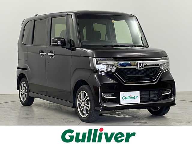 ホンダ Ｎ ＢＯＸ カスタム G EX ホンダセンシング 道央・札幌 2017(平29)年 3.9万km プレミアムベルベットパープル・パール ・４WD/ホンダセンシング/・衝突被害軽減ブレーキ/・アダプティブクルーズコントロール/・LKAS〈車線維持支援システム〉/・純正ナビ（VXM-174VFXi）/・Bluetooth/CD/DVD//・SD/USB/ワンセグTV/・バックカメラ/・片側パワースライドドア/・前席シートヒーター/・LEDヘッドライト/オートライト/・オートハイビーム/・スマートキー/プッシュスタート/・横滑り防止装置/盗難防止装置/・ビルトインETC