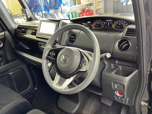 ホンダ Ｎ ＢＯＸ カスタム G EX ホンダセンシング 道央・札幌 2017(平29)年 3.9万km プレミアムベルベットパープル・パール ・４WD/ホンダセンシング/・衝突被害軽減ブレーキ/・アダプティブクルーズコントロール/・LKAS〈車線維持支援システム〉/・純正ナビ（VXM-174VFXi）/・Bluetooth/CD/DVD//・SD/USB/ワンセグTV/・バックカメラ/・片側パワースライドドア/・前席シートヒーター/・LEDヘッドライト/オートライト/・オートハイビーム/・スマートキー/プッシュスタート/・横滑り防止装置/盗難防止装置/・ビルトインETC