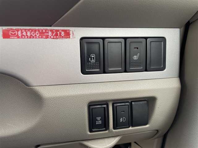 マツダ スクラム ワゴン PZターボ 道央・札幌 2012(平24)年 5.1万km ブルーイッシュブラックパール3 登録時走行距離50165km/　４　W　D　/寒冷地仕様/ターボ/社外オーディオ（CD/AM)/ドアバイザー/ETC/片側パワースライドドア/スペアキー×１/純正フロアゴムマット/シートヒーター（運転席）/盗難防止装置/フォグランプ/電動格納ミラー/バニティミラー/オーバーヘッドコンソール/積込冬タイヤ/（社外AW/155/70/R13/12年製/溝4ｍｍ）