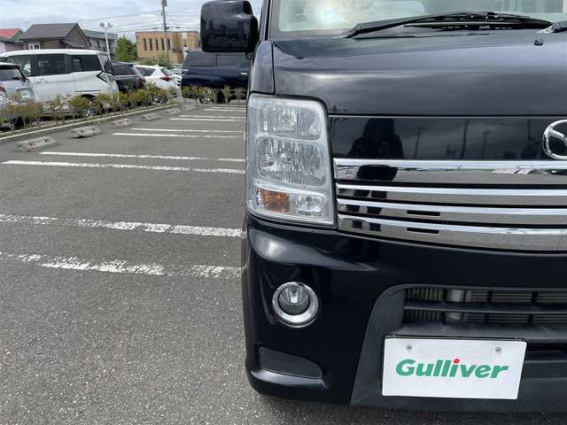 マツダ スクラム ワゴン PZターボ 道央・札幌 2012(平24)年 5.1万km ブルーイッシュブラックパール3 登録時走行距離50165km/　４　W　D　/寒冷地仕様/ターボ/社外オーディオ（CD/AM)/ドアバイザー/ETC/片側パワースライドドア/スペアキー×１/純正フロアゴムマット/シートヒーター（運転席）/盗難防止装置/フォグランプ/電動格納ミラー/バニティミラー/オーバーヘッドコンソール/積込冬タイヤ/（社外AW/155/70/R13/12年製/溝4ｍｍ）