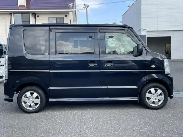 マツダ スクラム ワゴン PZターボ 道央・札幌 2012(平24)年 5.1万km ブルーイッシュブラックパール3 登録時走行距離50165km/　４　W　D　/寒冷地仕様/ターボ/社外オーディオ（CD/AM)/ドアバイザー/ETC/片側パワースライドドア/スペアキー×１/純正フロアゴムマット/シートヒーター（運転席）/盗難防止装置/フォグランプ/電動格納ミラー/バニティミラー/オーバーヘッドコンソール/積込冬タイヤ/（社外AW/155/70/R13/12年製/溝4ｍｍ）