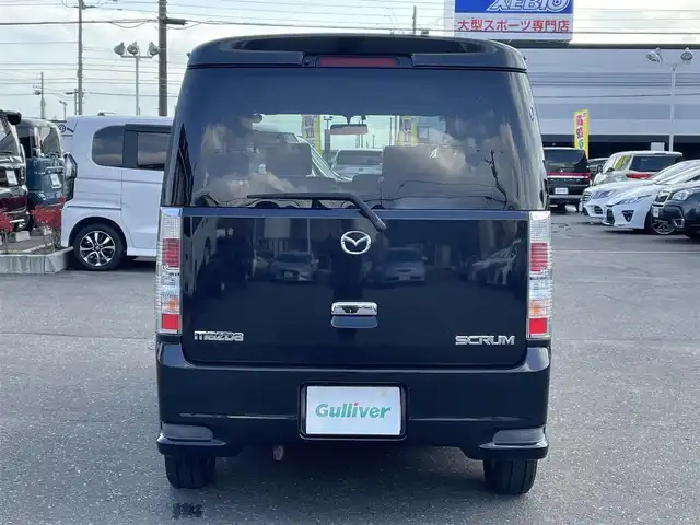 マツダ スクラム ワゴン PZターボ 道央・札幌 2012(平24)年 5.1万km ブルーイッシュブラックパール3 登録時走行距離50165km/　４　W　D　/寒冷地仕様/ターボ/社外オーディオ（CD/AM)/ドアバイザー/ETC/片側パワースライドドア/スペアキー×１/純正フロアゴムマット/シートヒーター（運転席）/盗難防止装置/フォグランプ/電動格納ミラー/バニティミラー/オーバーヘッドコンソール/積込冬タイヤ/（社外AW/155/70/R13/12年製/溝4ｍｍ）