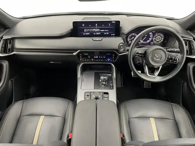 マツダ ＣＸ－６０ XD HV エクスクルーシブスポーツ 埼玉県 2022(令4)年 1.9万km ロジウムホワイトプレミアムメタリック パノラマサンルーフ/純正10.25インチナビ　/３６０度ビューモニター　/ＢＯＳＥサウンド　/黒レザーシート　/レーダークルーズコントロール　/ＥＴＣ　/シートヒーター　/ワイヤレス充電　/ＬＥＤライト　/純正アルミ