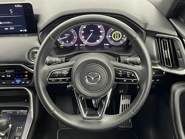 マツダ ＣＸ－６０ XD HV エクスクルーシブスポーツ 埼玉県 2022(令4)年 1.9万km ロジウムホワイトプレミアムメタリック パノラマサンルーフ/純正10.25インチナビ　/３６０度ビューモニター　/ＢＯＳＥサウンド　/黒レザーシート　/レーダークルーズコントロール　/ＥＴＣ　/シートヒーター　/ワイヤレス充電　/ＬＥＤライト　/純正アルミ