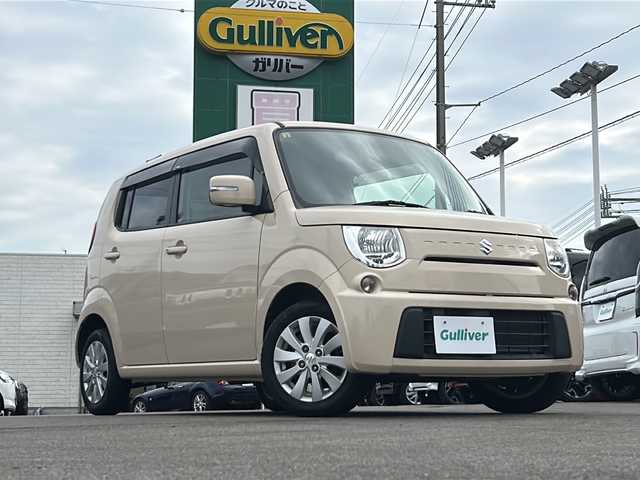 スズキ ＭＲワゴン X 山口県 2014(平26)年 6.3万km ミルクティーベージュメタリック 純正CDオーディオ/・Bカメラ/・USB/・CD再生/電格ミラー/ウインカーミラー/オートライト/アイドリングストップ/プッシュスタート/スマートキー×２