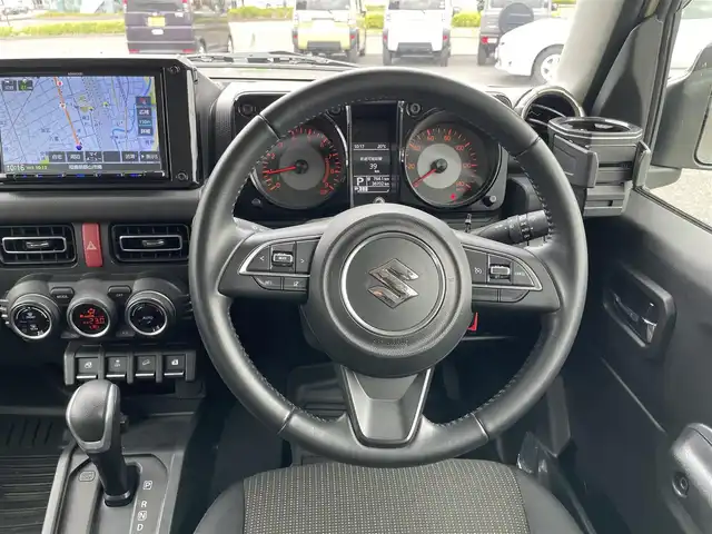 スズキ ジムニー XC 福島県 2021(令3)年 3.7万km シフォンアイボリーメタリックブラック2トーンルーフ 純正ナビゲーション/型番：SKX-S805/【CD/DVD/SD/USB/BT/TV】/バックカメラ/ビルトインETC2.0/前席シートヒーター/デュアルセンサーブレーキサポート/車線逸脱警報/クルーズコントロール/ステアリングリモコン/LEDオートライト/純正フロアマット/純正ドアバイザー