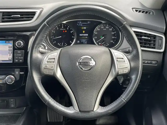 日産 エクストレイル 20X エマージェンシーブレーキ 道央・札幌 2016(平28)年 6.1万km スチールブルー ・4WD/・エマージェンシーブレーキ/・純正ナビ/CD&DVD&AUX&USB&フルセグTV/・全方位カメラ/・バックカメラ/・パワーバックドア/・ビルトインETC/・3列シート/・レザーシート/・前席両側シートヒーター/・前後ドライブレコーダー/・前後コーナーセンサー/・前後クリアランスソナー/・クルーズコントロール/・ABS/・横滑り防止装置/・レーンキープアシスト/・盗難防止装置/・オートライト/・オートマチックハイビーム/・ダウンヒルアシストコントロール/・LEDヘッドライト/・フォグランプ/・電動格納ミラー/・ウィンカーミラー/・ドアバイザー/・純正フロアマット/・純正AW付夏タイヤ/・積込AW付冬タイヤ/・スペアキー1本/・純正エンジンスターター