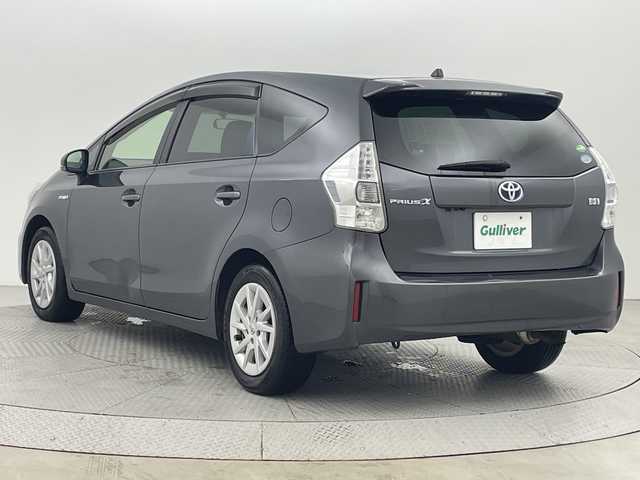 トヨタ プリウス α G 新潟県 2013(平25)年 10.4万km グレーメタリック 社外ナビ/　　フルセグ/CD/DVD/SD/バックカメラ/クルーズコントロール/LEDオートライト/ステアリングスイッチ/スマートキー/ETC