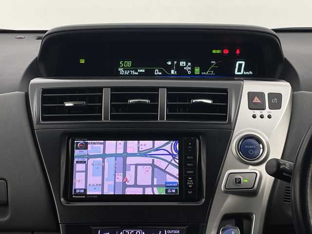 トヨタ プリウス α G 新潟県 2013(平25)年 10.4万km グレーメタリック 社外ナビ/　　フルセグ/CD/DVD/SD/バックカメラ/クルーズコントロール/LEDオートライト/ステアリングスイッチ/スマートキー/ETC