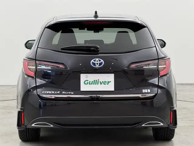 トヨタ カローラツーリング ハイブリッド ダブルバイビー 福岡県 2022(令4)年 4.7万km スパークリングブラックパールクリスタルシャイン モデリスタエアロ　/純正ディスプレイオーディオ　/バックカメラ　/ワイヤレス充電　/ビルトインＥＴＣ　/前後ドラレコ　/レーダークルコン　/トヨタセーフティセンス　/衝突軽減ブレーキ　/レーンキープ　/アクセル踏み間違い防止　/ブラインドスポットモニター　/ハーフレザーシート　/シートヒーター　/ステアリングヒーター　/ＬＥＤヘッドライト　/純正１７インチアルミホイール