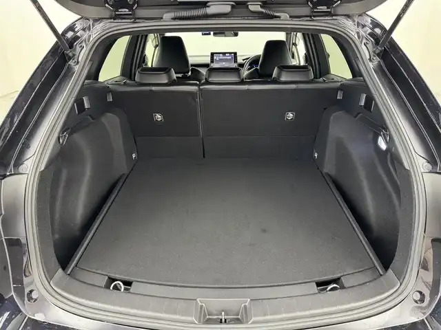 トヨタ カローラツーリング ハイブリッド ダブルバイビー 福岡県 2022(令4)年 4.7万km スパークリングブラックパールクリスタルシャイン モデリスタエアロ　/純正ディスプレイオーディオ　/バックカメラ　/ワイヤレス充電　/ビルトインＥＴＣ　/前後ドラレコ　/レーダークルコン　/トヨタセーフティセンス　/衝突軽減ブレーキ　/レーンキープ　/アクセル踏み間違い防止　/ブラインドスポットモニター　/ハーフレザーシート　/シートヒーター　/ステアリングヒーター　/ＬＥＤヘッドライト　/純正１７インチアルミホイール