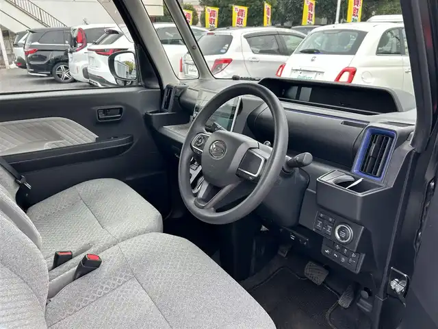 ダイハツ タント X 東京都 2021(令3)年 3.5万km ブラックマイカメタリック 純正ナビ（NSZN-Y71DS）/・Bluetooth/TV/CD/DVD/USＢ/横滑り防止装置/盗難防止装置/衝突被害軽減システム/アイドリングストップ/コーナーセンサー/パノラマモニター/左右パワースライドドア/後席格納サンシェード/オートライト/電動格納ミラー/シートヒーター/オートエアコン/プッシュスタート/取扱説明書/保証書/スペアキー1本