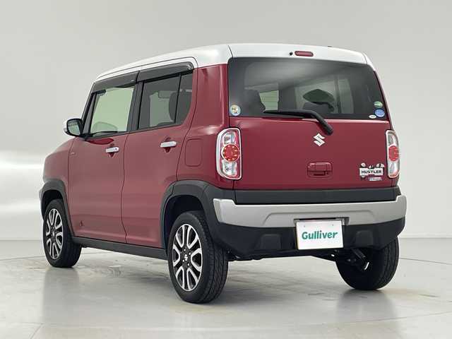 スズキ ハスラー J 愛知県 2019(平31)年 2.8万km フェニックスレッドパール/ホワイト2トーンルーフ 純正ナビ/・フルセグ/・Ｂｌｕｅｔｏｏｔｈ/・ＣＤ/ＤＶＤ/シートヒーター/前方ドライブレコーダー/ＥＴＣ/衝突軽減/レーンキープアシスト/オートライト/スマートキー/純正アルミホイール/ハンドルカバー