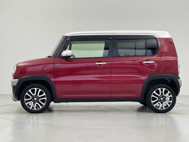 スズキ ハスラー J 愛知県 2019(平31)年 2.8万km フェニックスレッドパール/ホワイト2トーンルーフ 純正ナビ/・フルセグ/・Ｂｌｕｅｔｏｏｔｈ/・ＣＤ/ＤＶＤ/シートヒーター/前方ドライブレコーダー/ＥＴＣ/衝突軽減/レーンキープアシスト/オートライト/スマートキー/純正アルミホイール/ハンドルカバー