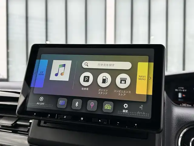 ホンダ Ｎ ＢＯＸ カスタム EX ターボ 大阪府 2023(令5)年 3.9万km ミッドナイトブルービームM 社外9インチナビ/バックカメラ/ワンオーナー/前後ドライブレコーダー/ETC/ターボ/両側パワースライドドア/パドルシフト/パーキングアシスト/アイドリングストップ/レーダークルーズコントロール/シートヒーター/チアアップシート/後コーナーセンサー/純正フロアマット/LEDヘッド・フォグ/純正15インチAW