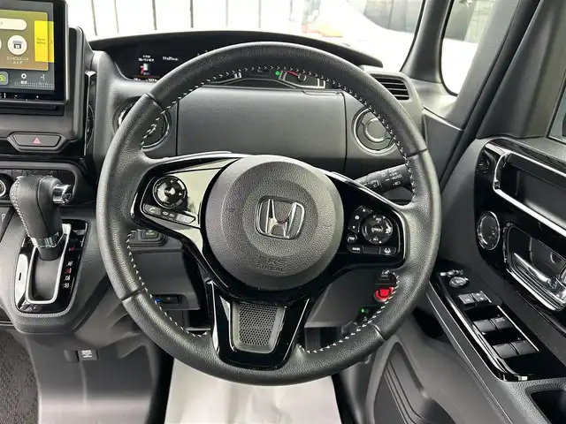 ホンダ Ｎ ＢＯＸ カスタム EX ターボ 大阪府 2023(令5)年 3.9万km ミッドナイトブルービームM 社外9インチナビ/バックカメラ/ワンオーナー/前後ドライブレコーダー/ETC/ターボ/両側パワースライドドア/パドルシフト/パーキングアシスト/アイドリングストップ/レーダークルーズコントロール/シートヒーター/チアアップシート/後コーナーセンサー/純正フロアマット/LEDヘッド・フォグ/純正15インチAW
