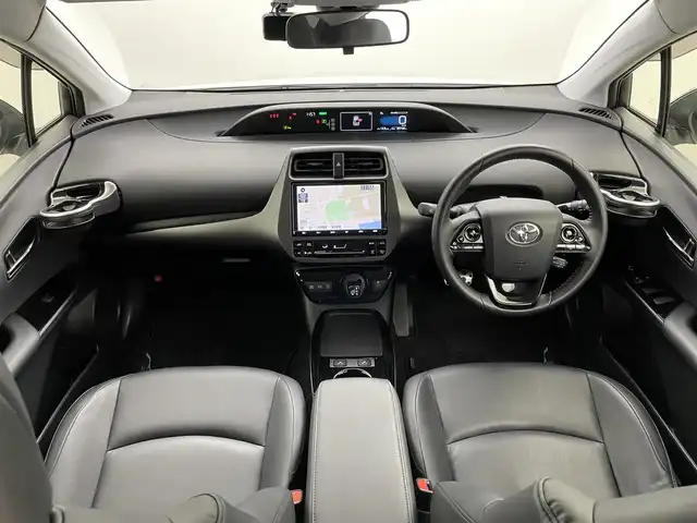 トヨタ プリウス S ツーリングセレ ブラックED 岡山県 2022(令4)年 3.1万km プラチナホワイトパールマイカ 純正9インチナビ/NSZT-Y68T/（CD/DVD/BT/TV/HDMI)/全方位カメラ/モデリスタフルエアロ/レザーシート/シートヒーター/ローダウン/社外前後ドライブレコーダー/LEDヘッドライト/オートライト/ビルトインETC/コーナーセンサー/トヨタセーフティセンス