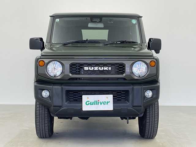 スズキ ジムニー XL 奈良県 2019(令1)年 1万km ジャングルグリーン 純正7インチディスプレイオーディオ　PVH-9300DVSZS/Bluetoothオーディオ/DVD再生/AM/FM/衝突軽減ブレーキ/車線逸脱警報/横滑り防止/フロントシートヒーター/バックカメラ/スマートキー/プッシュスタート/ビルトインETC/360°ドラレコ/ダウンヒルアシスト/背面タイヤ/サイドエアバッグ/カーテンエアバッグ