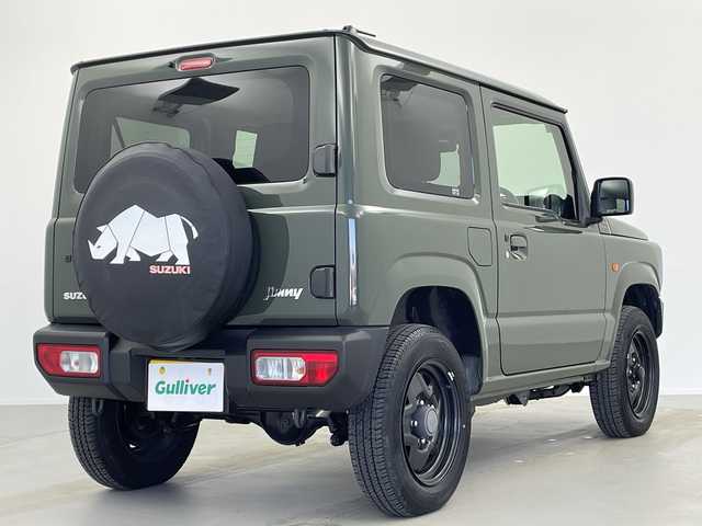 スズキ ジムニー XL 奈良県 2019(令1)年 1万km ジャングルグリーン 純正7インチディスプレイオーディオ　PVH-9300DVSZS/Bluetoothオーディオ/DVD再生/AM/FM/衝突軽減ブレーキ/車線逸脱警報/横滑り防止/フロントシートヒーター/バックカメラ/スマートキー/プッシュスタート/ビルトインETC/360°ドラレコ/ダウンヒルアシスト/背面タイヤ/サイドエアバッグ/カーテンエアバッグ