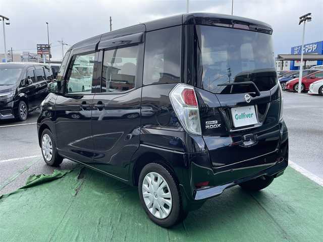 日産 デイズ ルークス X 愛媛県 2020(令2)年 1.5万km ブラック アラウンドビューモニター/純正ナビ/（フルセグ/CD/SD/BT)/ドライブレコーダー/左側パワースライドドア/スマートキー/エマージェンシーブレーキ/アイドリングストップ/横滑り防止/スペアキー